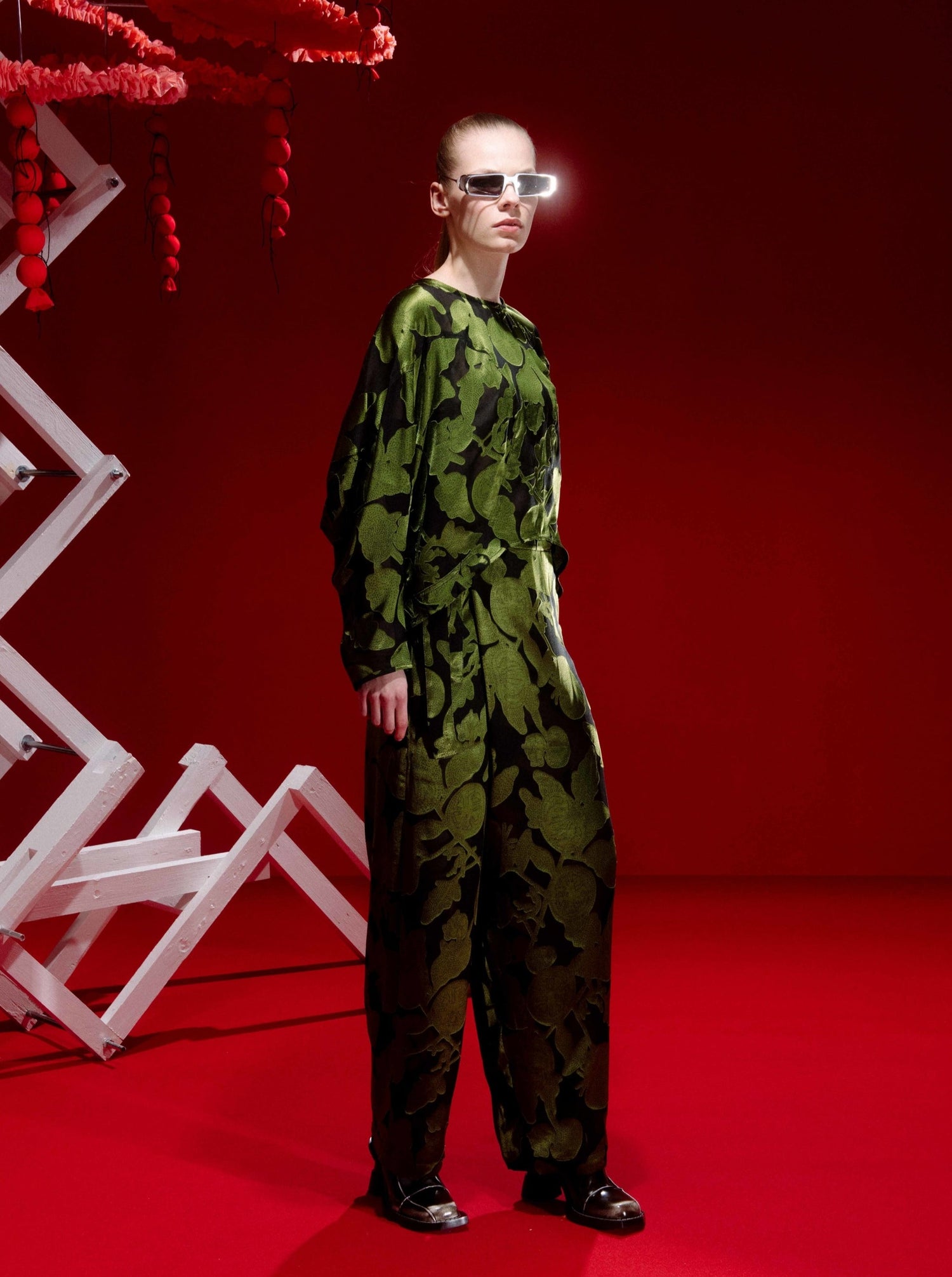 Henrik Vibskov, Tomato Blouse, black green tomato
