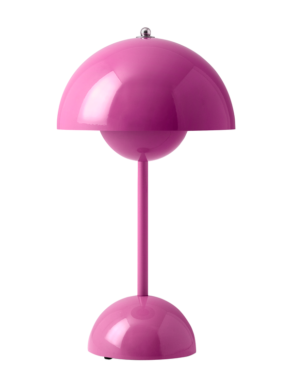 Flowerpot portable lamp VP9, tangy pink