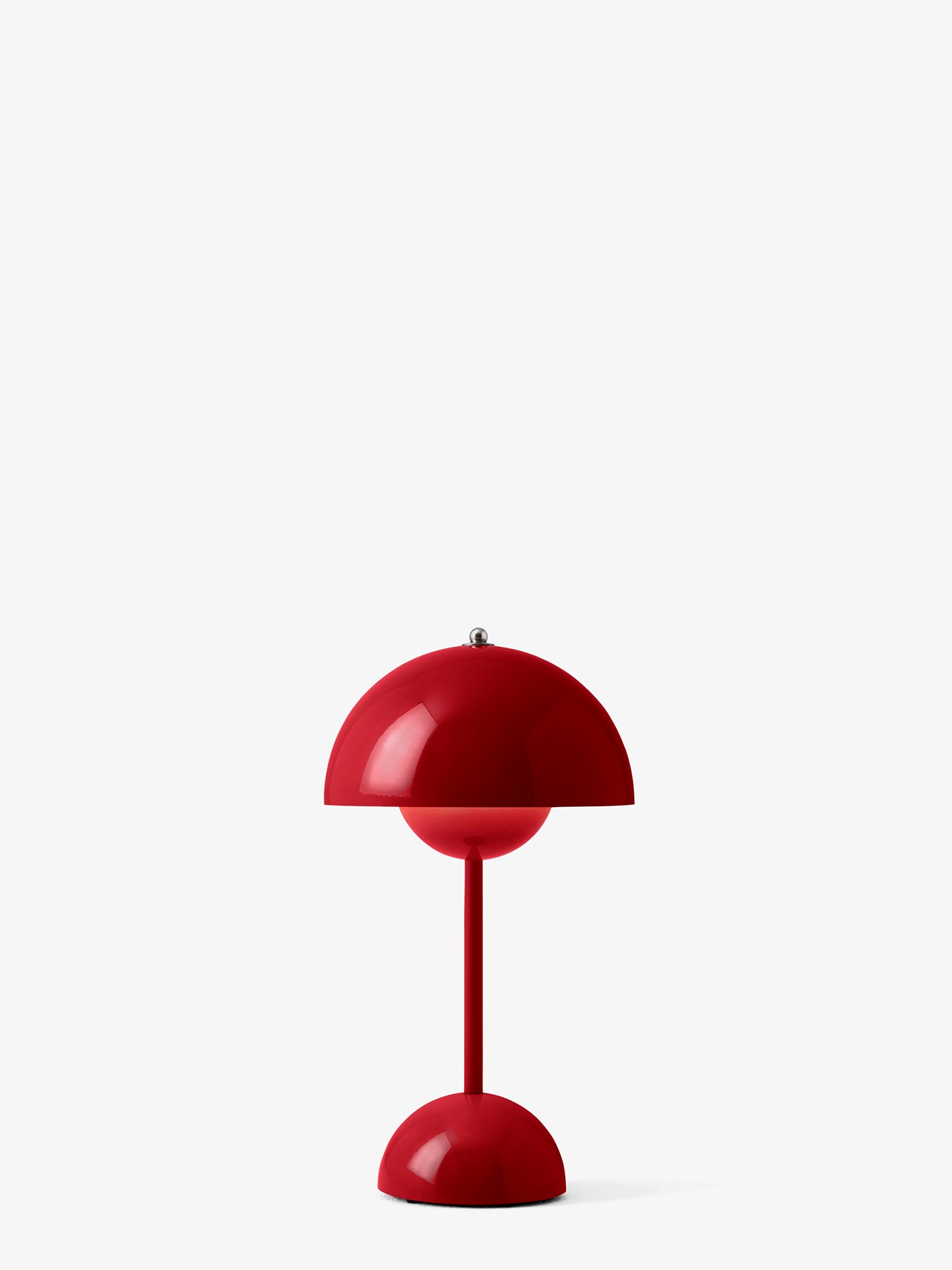 Flowerpot Portable Lamp VP9, Vermilion Red