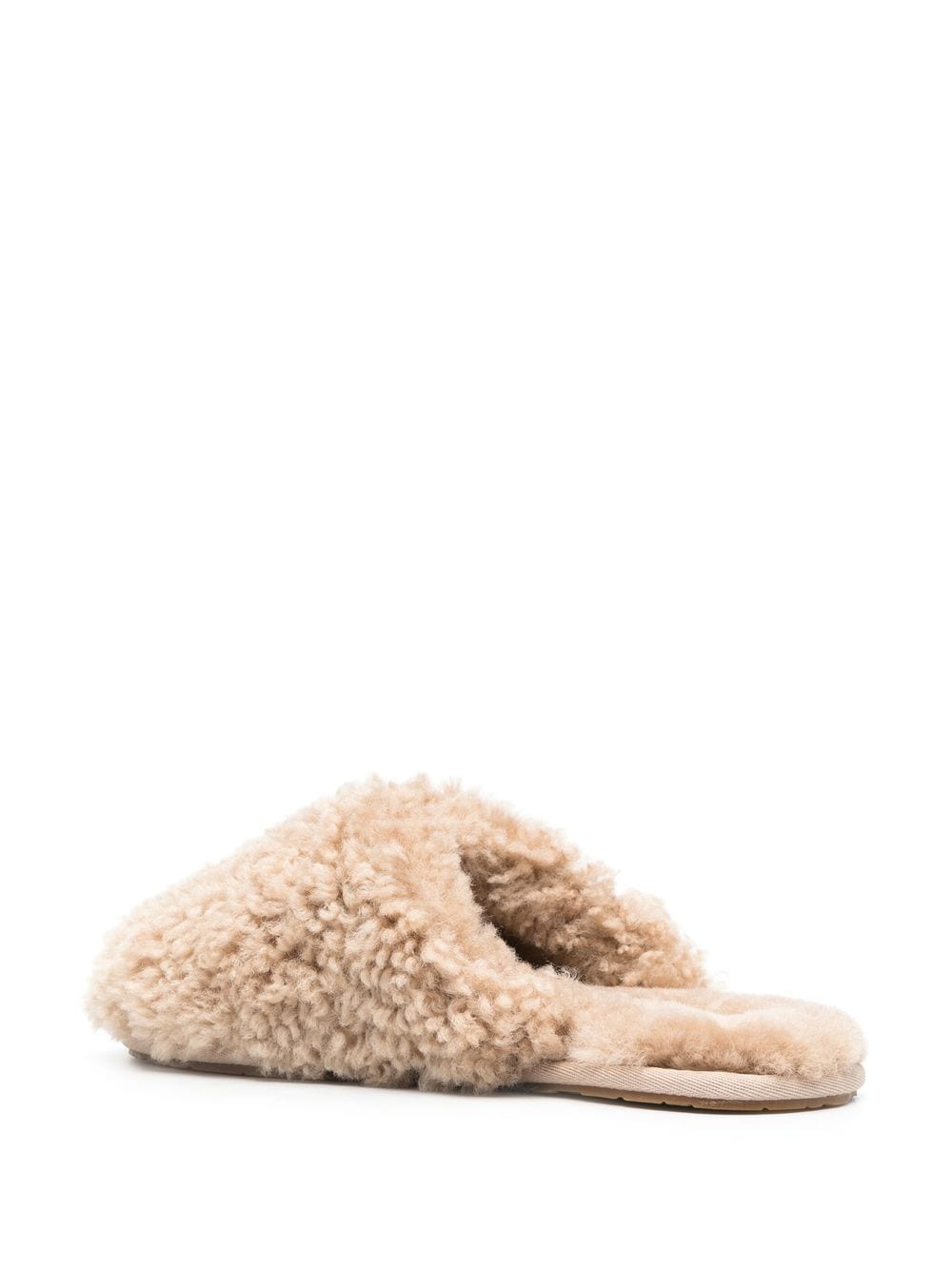UGG: Maxi curly slide in sand colour. Sold by My o My in Helsinki.
