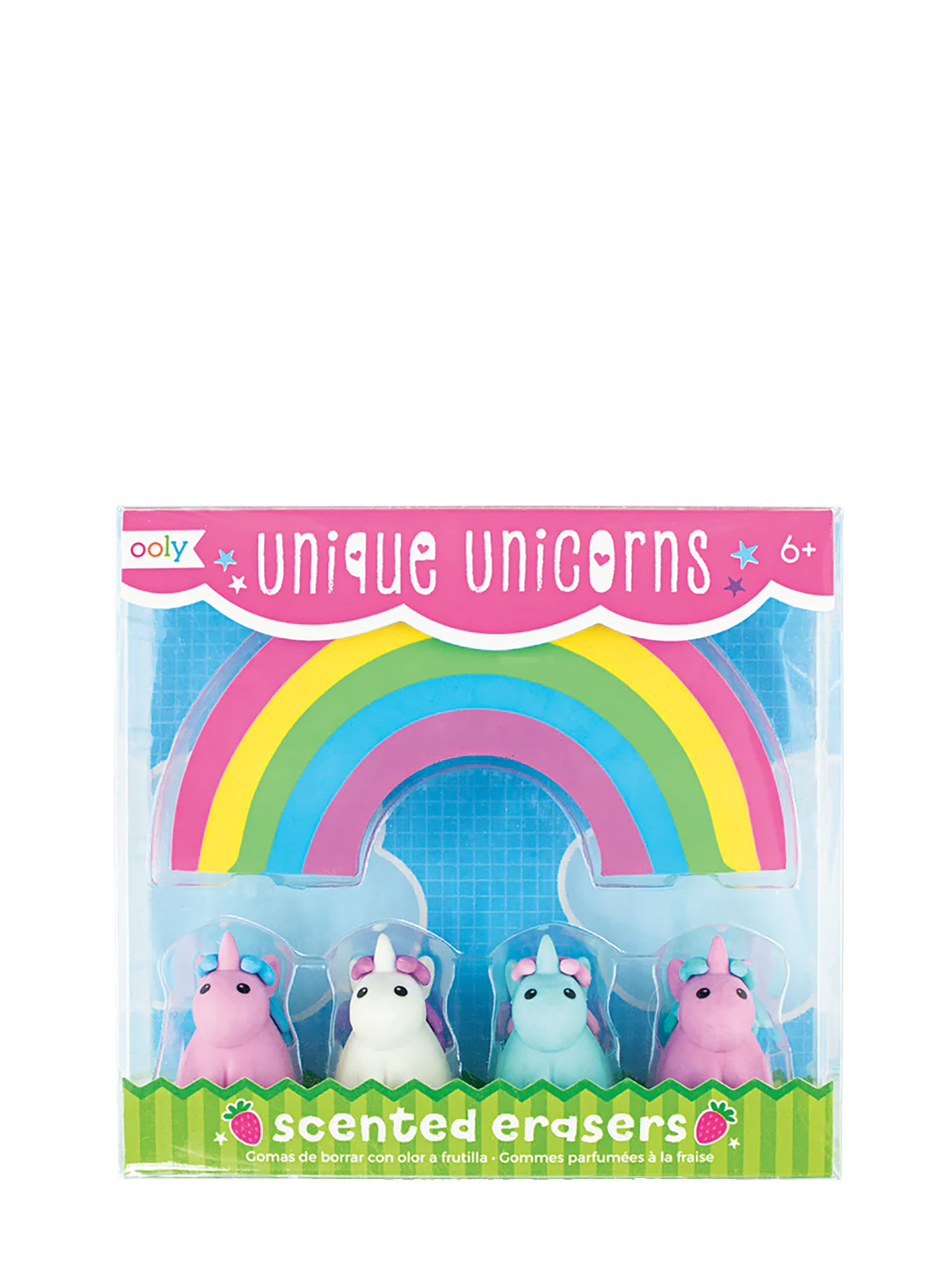 Unique Unicorn - Strawberry Scented Erasers