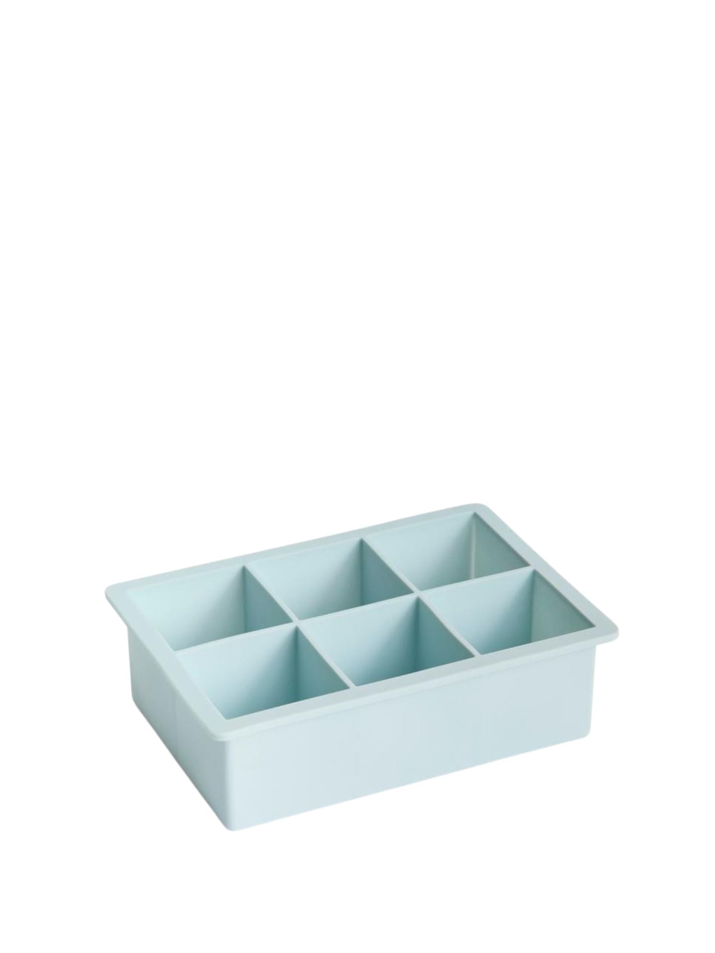 Ice Cube Tray XXL square cubes, Ice blue