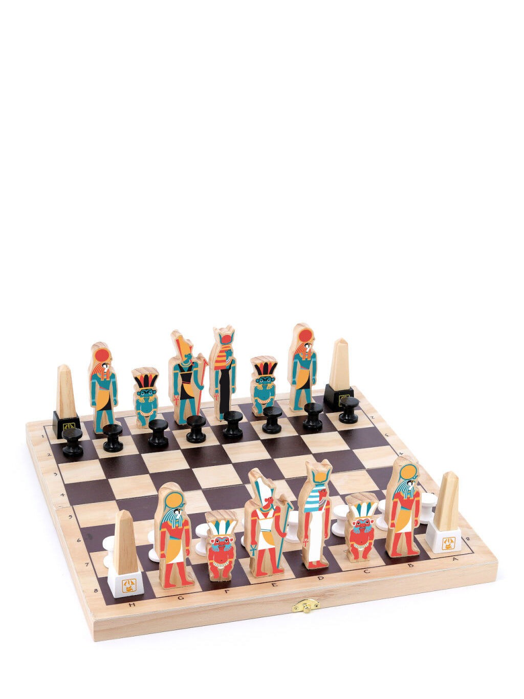 Wood Chess Egyptian Hieroglyphs, Louvre