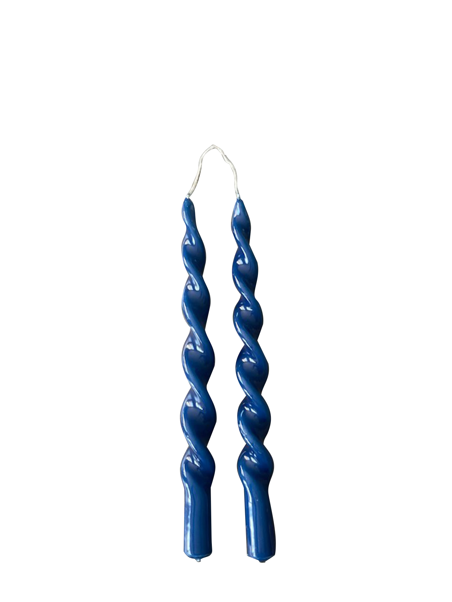 Screwed candles, set of 2 (29 cm)