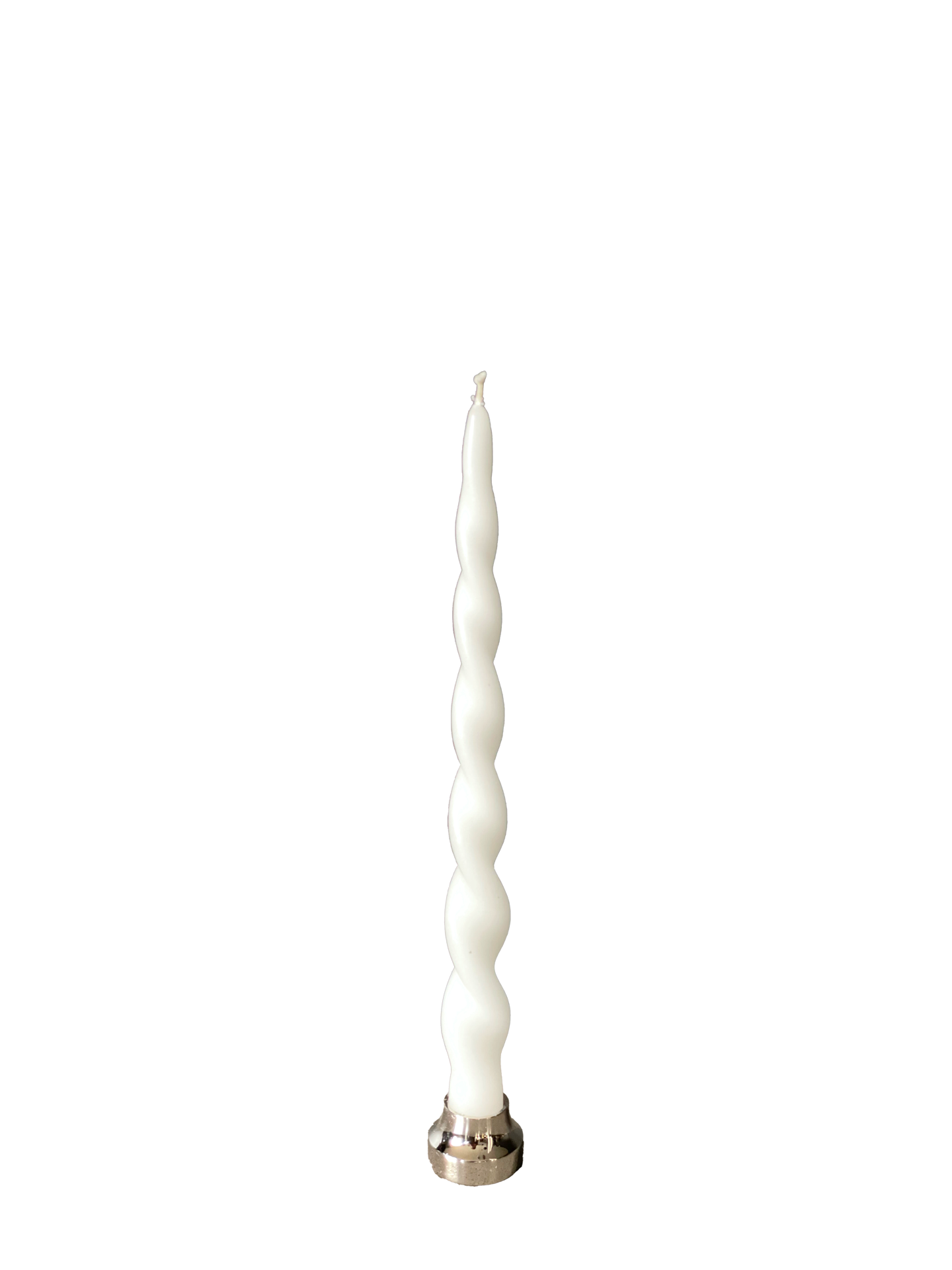 Screwed candles, set of 2 (29 cm)