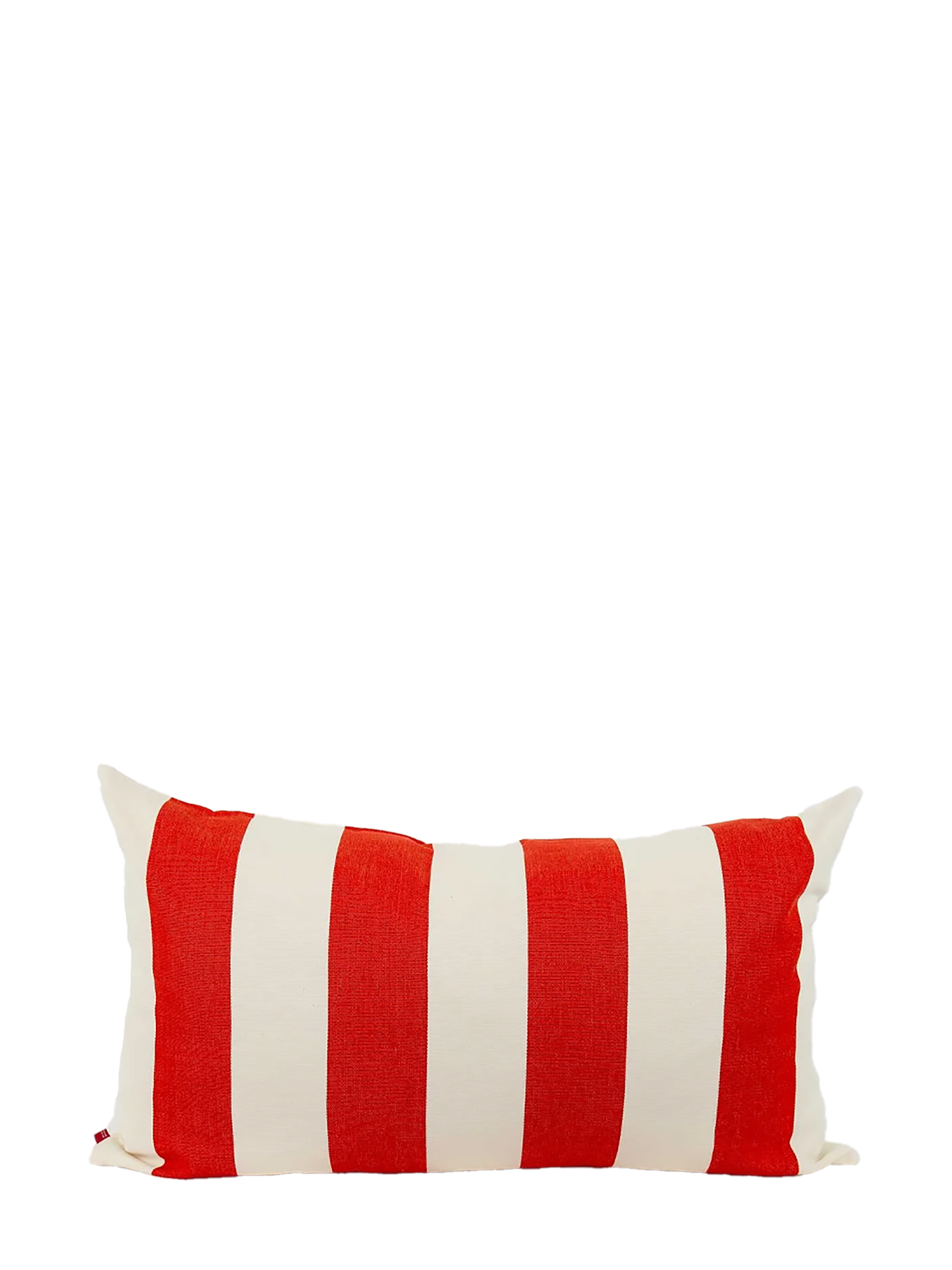 Fifi giant cushion cover (50x90cm), red/off-white stripes