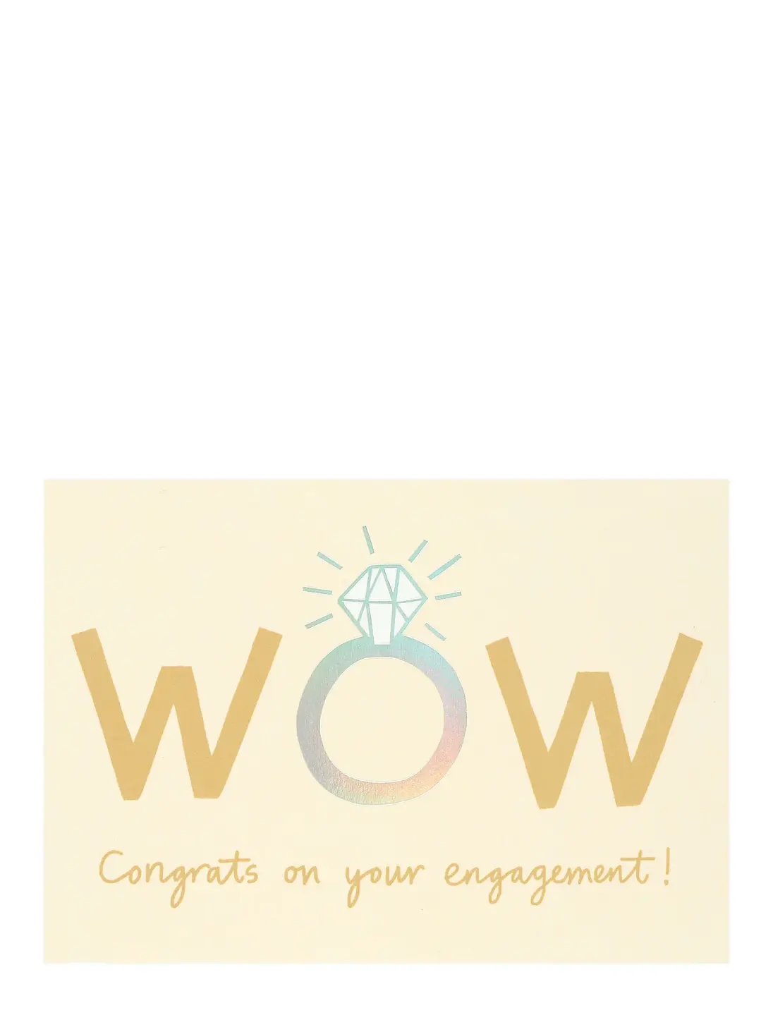 WOW engagement card