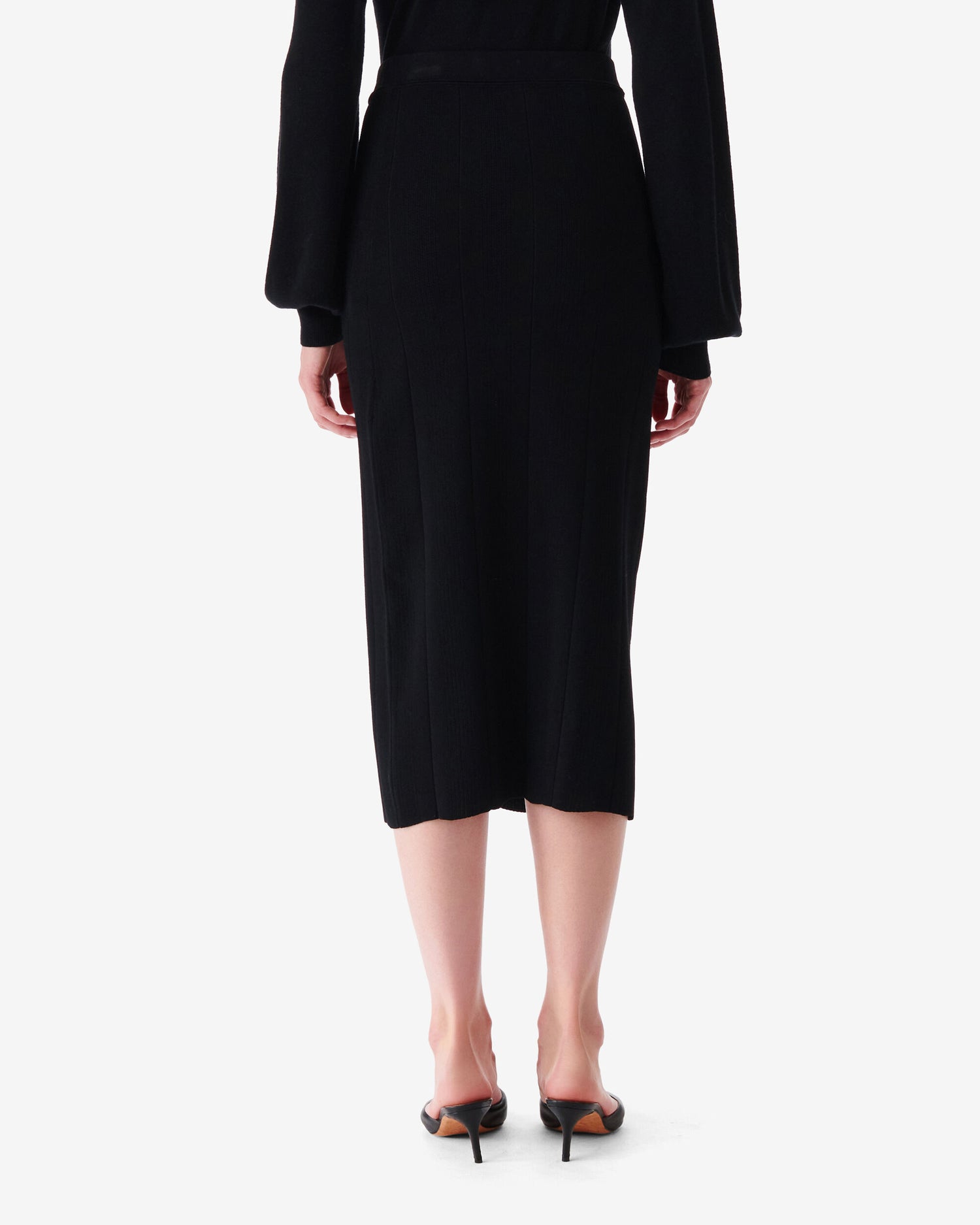 CAIFA knitted skirt, black