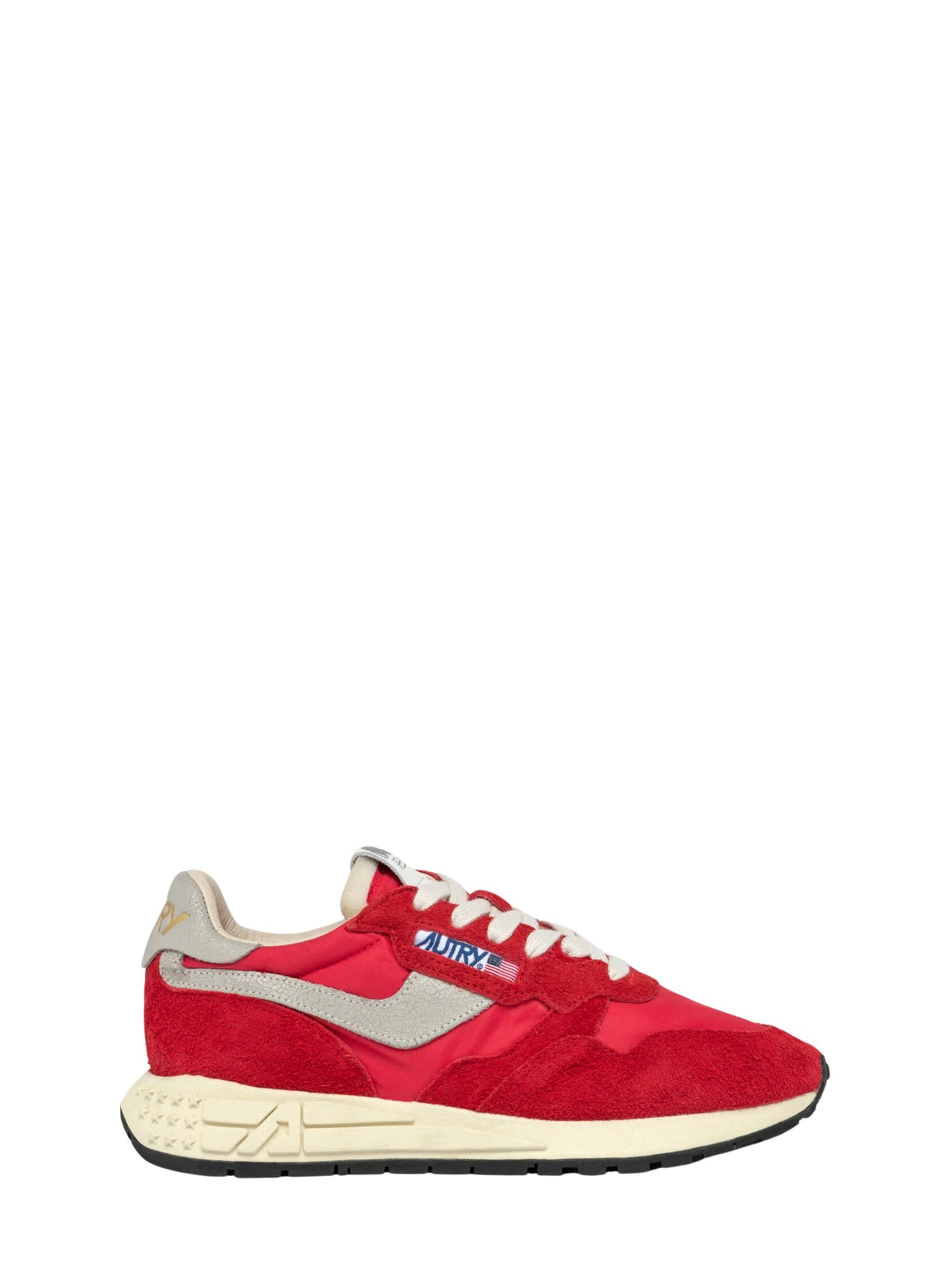Reelwind Low sneaker, white/red