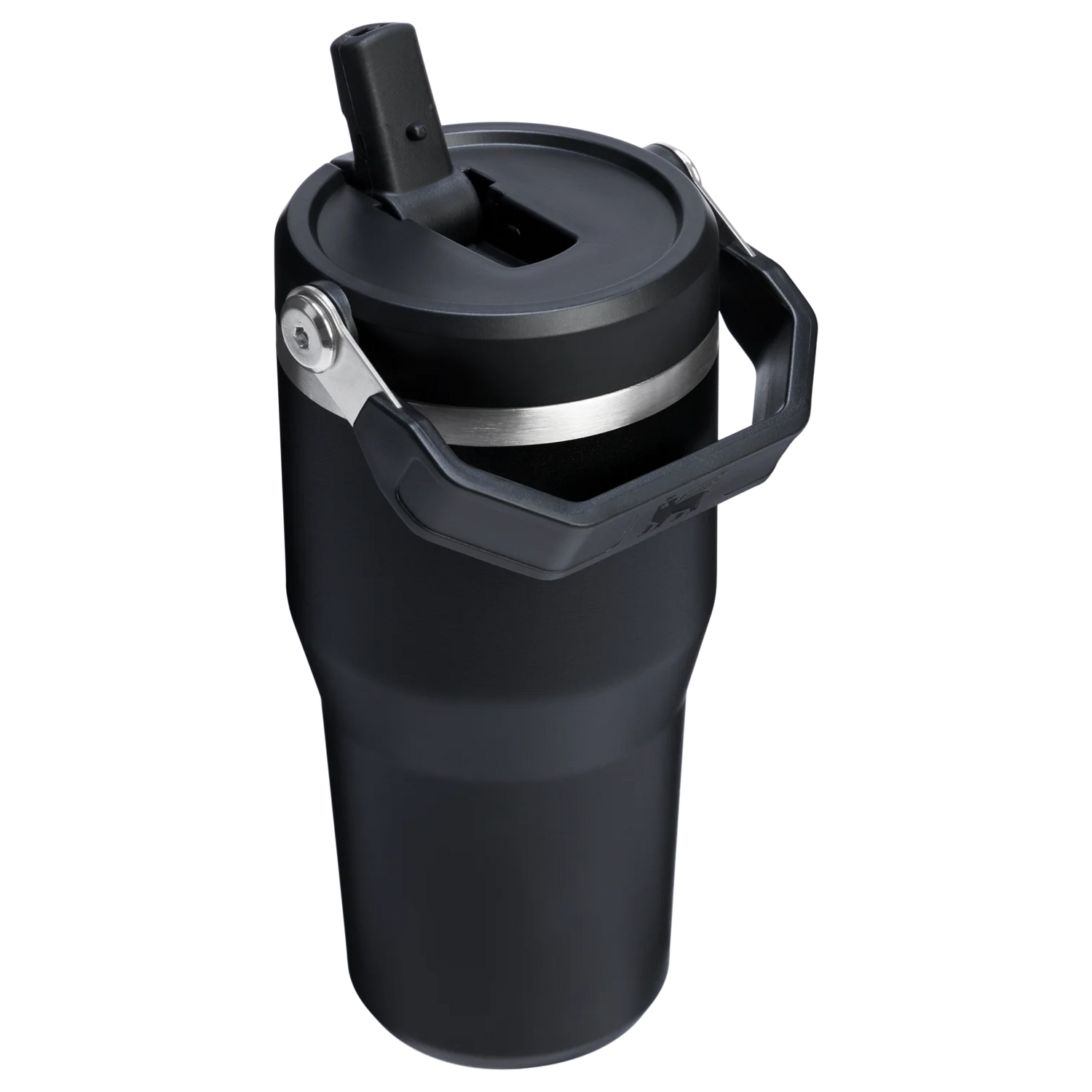 The IceFlow™ flip straw 2.0 tumbler, black (0.6L)