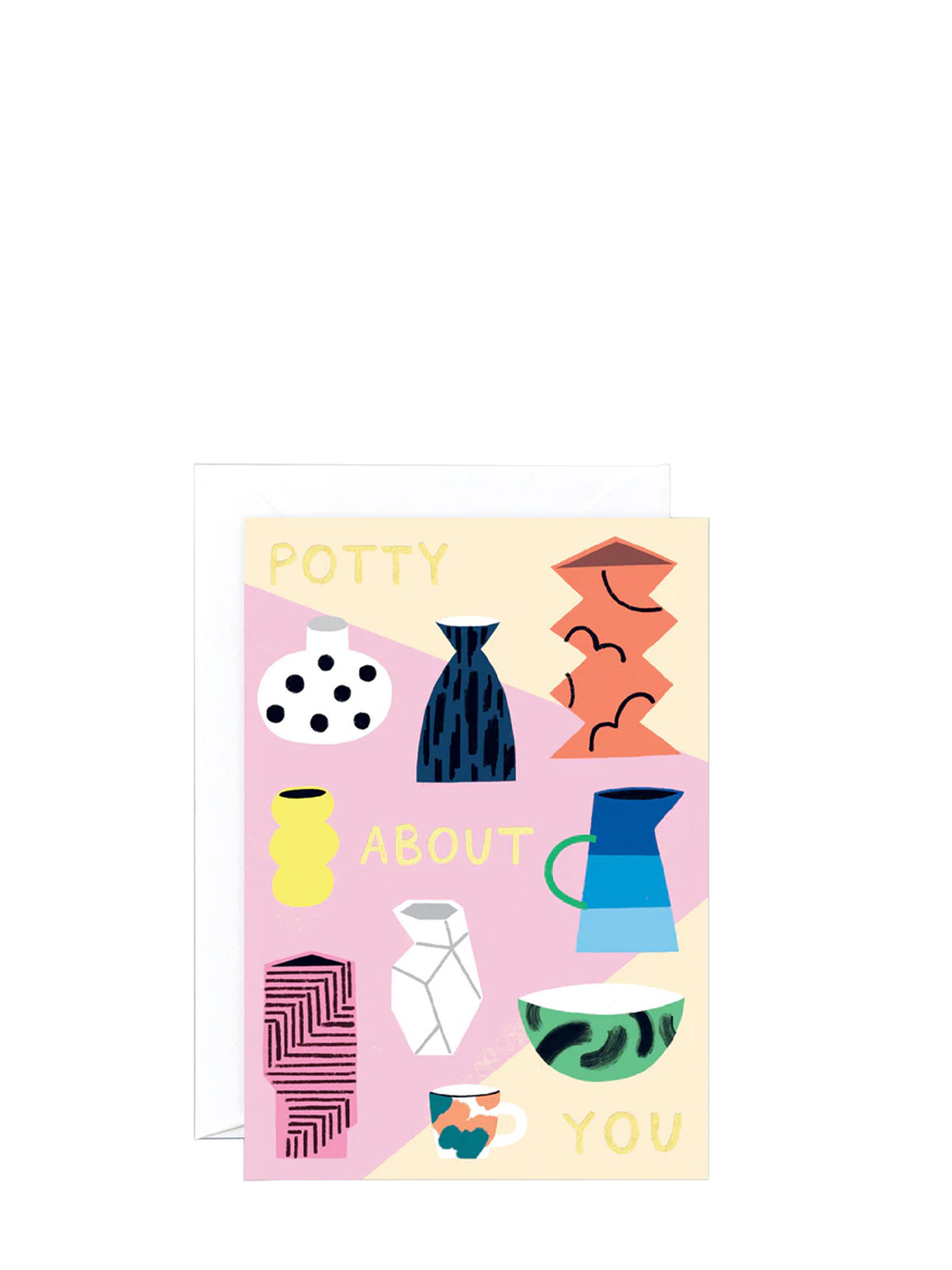 Potty about you, love & friendship card