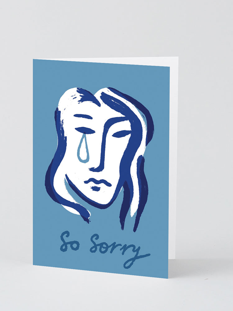 So sorry, condolences card