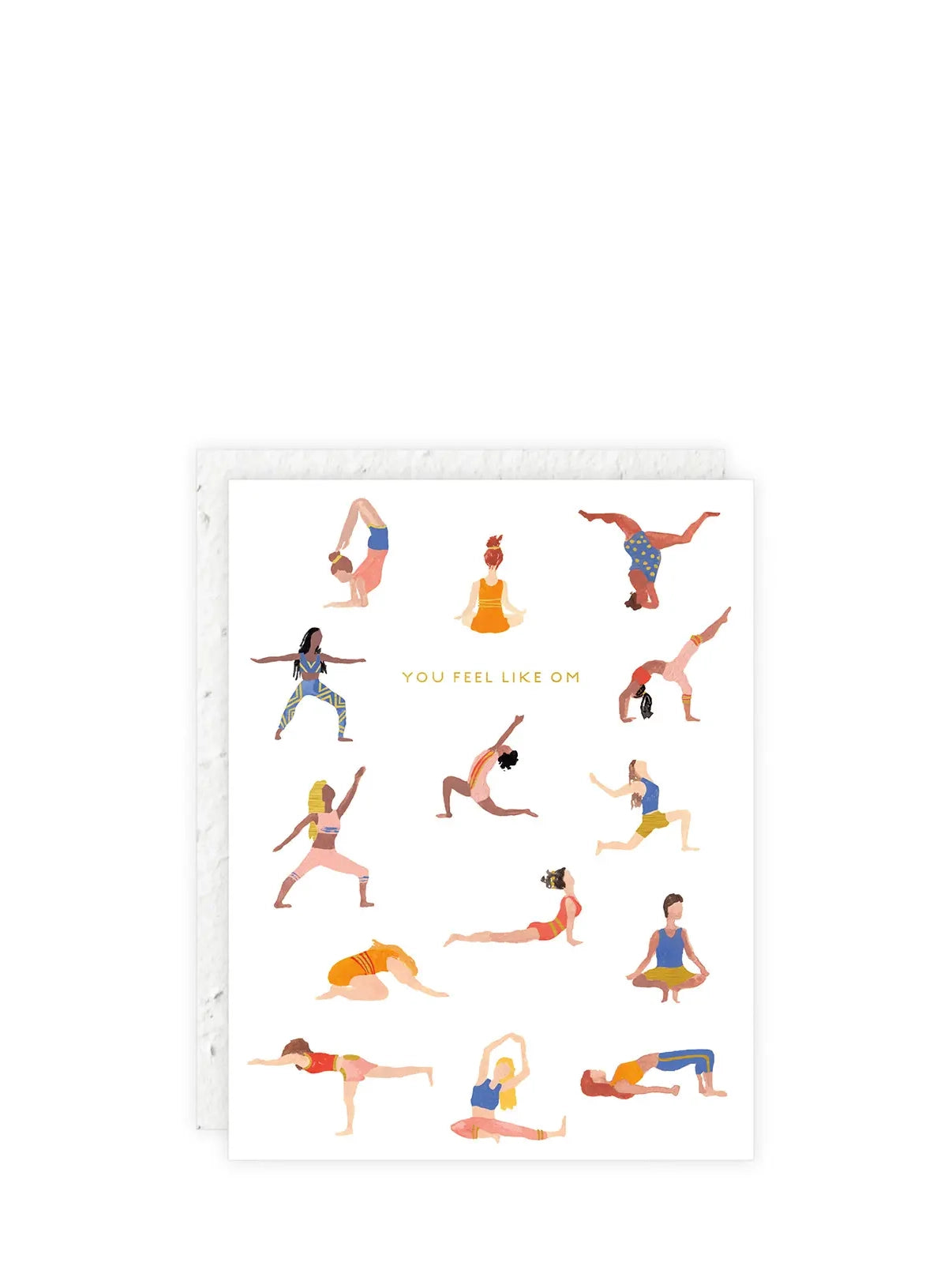 Feel Like Om love & friendship Card (plantable envelope)