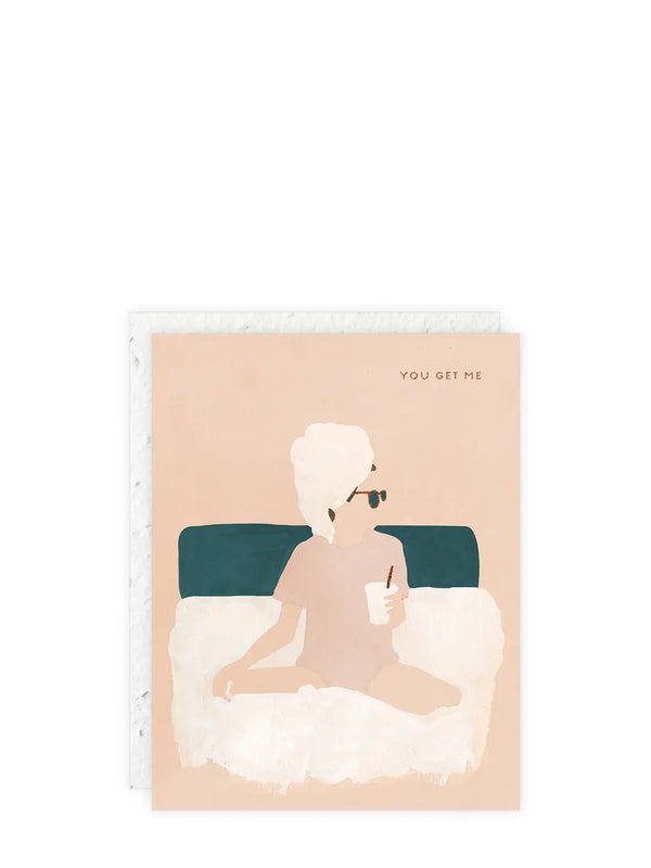 You Get Me, Love & friendship cards (plantable envelope)