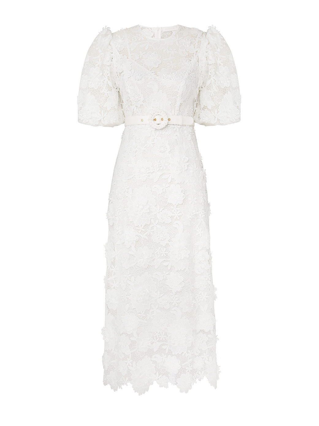 Halliday Lace Flower Dress, Ivory