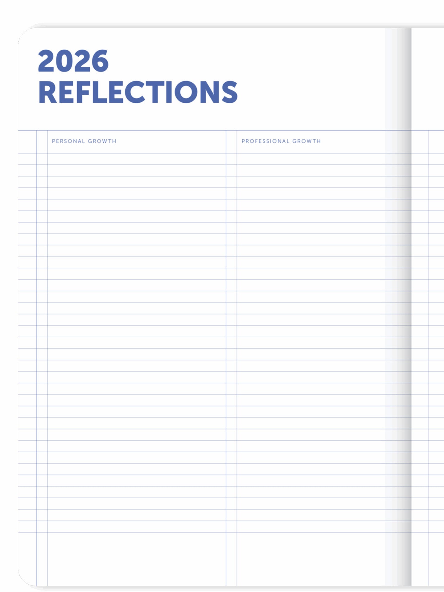 A4 My Journal 2026, Stripes