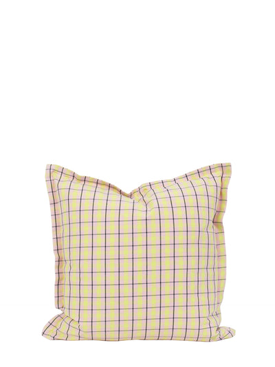 Reko cushion cover, pink/yellow (40x40cm)