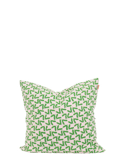 Maple nose cushion cover (50x50cm), light pink/green