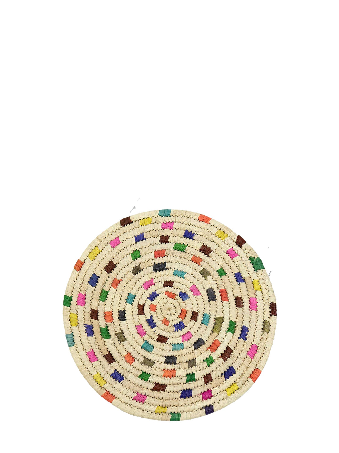Dotted palm trivet, multicolour