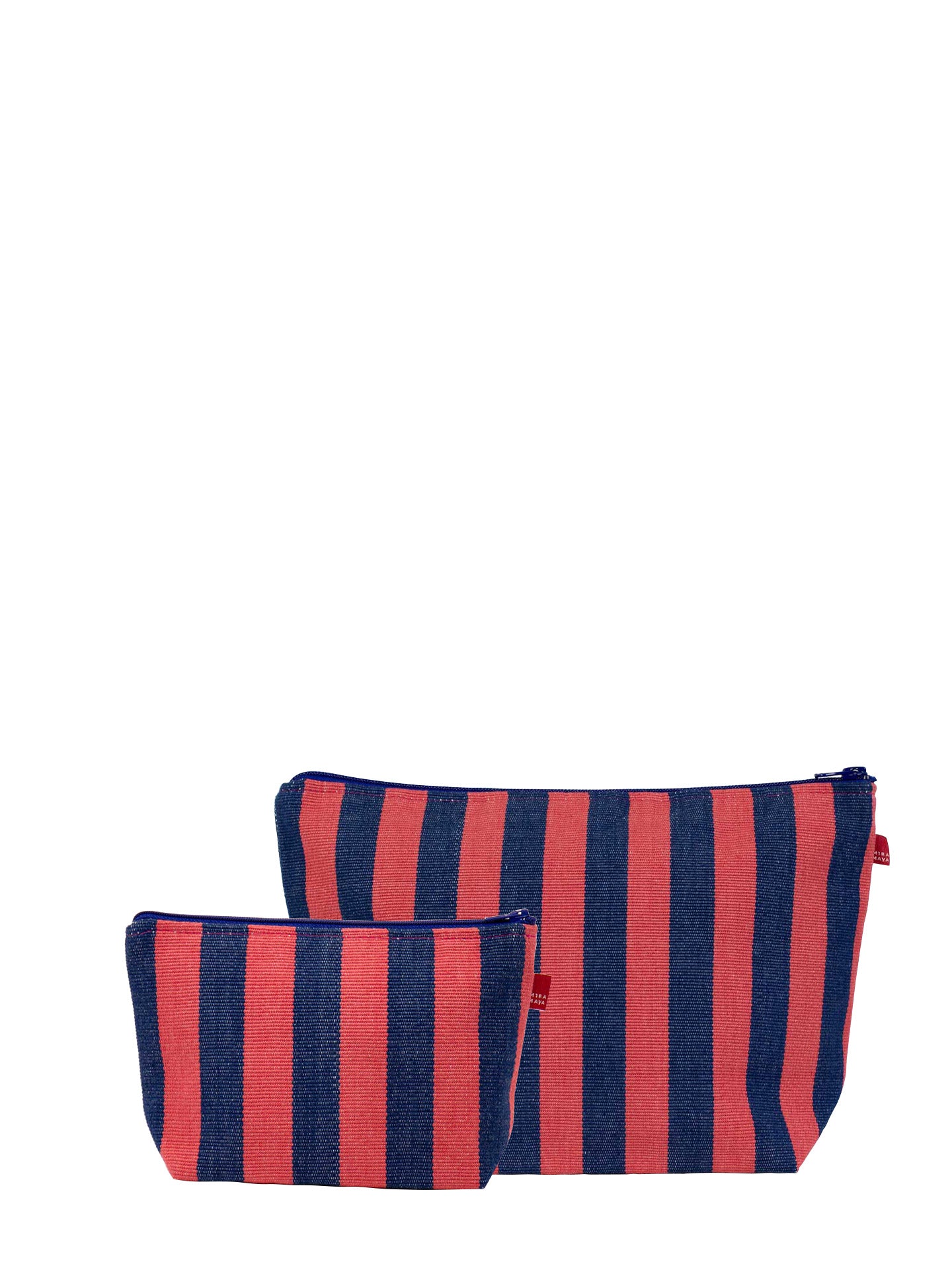 Enriqua small toiletry bag, blue / red