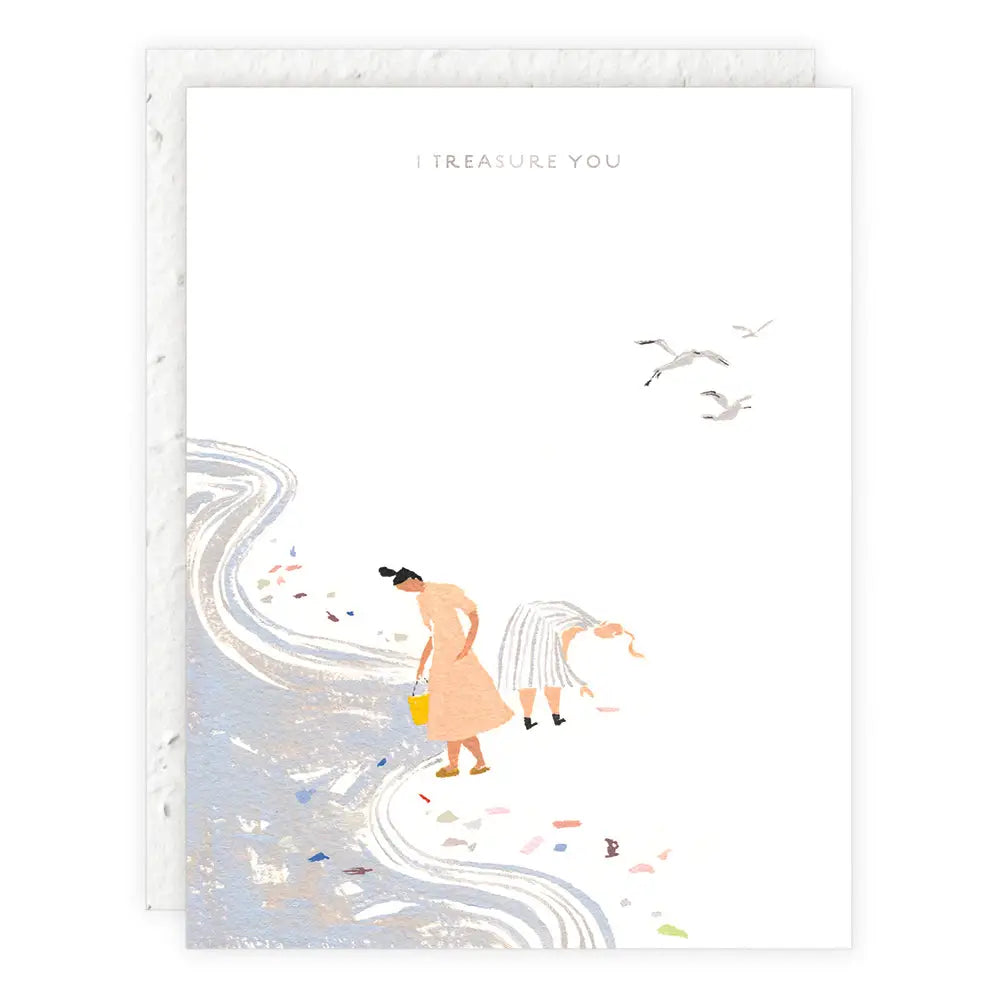 Treasures Love + Friendship Card (plantable envelope)