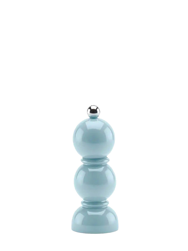 Mini bob salt & pepper mill, periwinkle blue (14 cm)