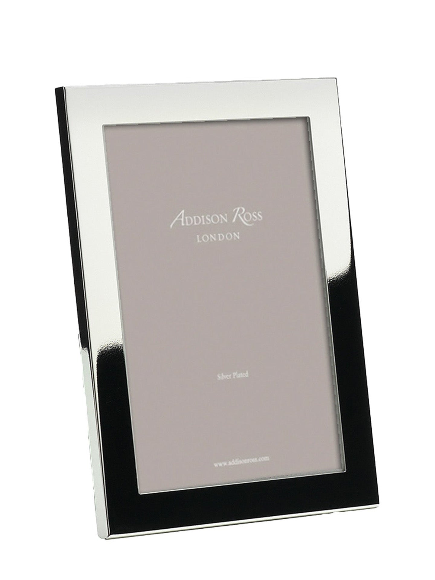 Picture frame with squared corners large, silver (20 x 25 cm)
