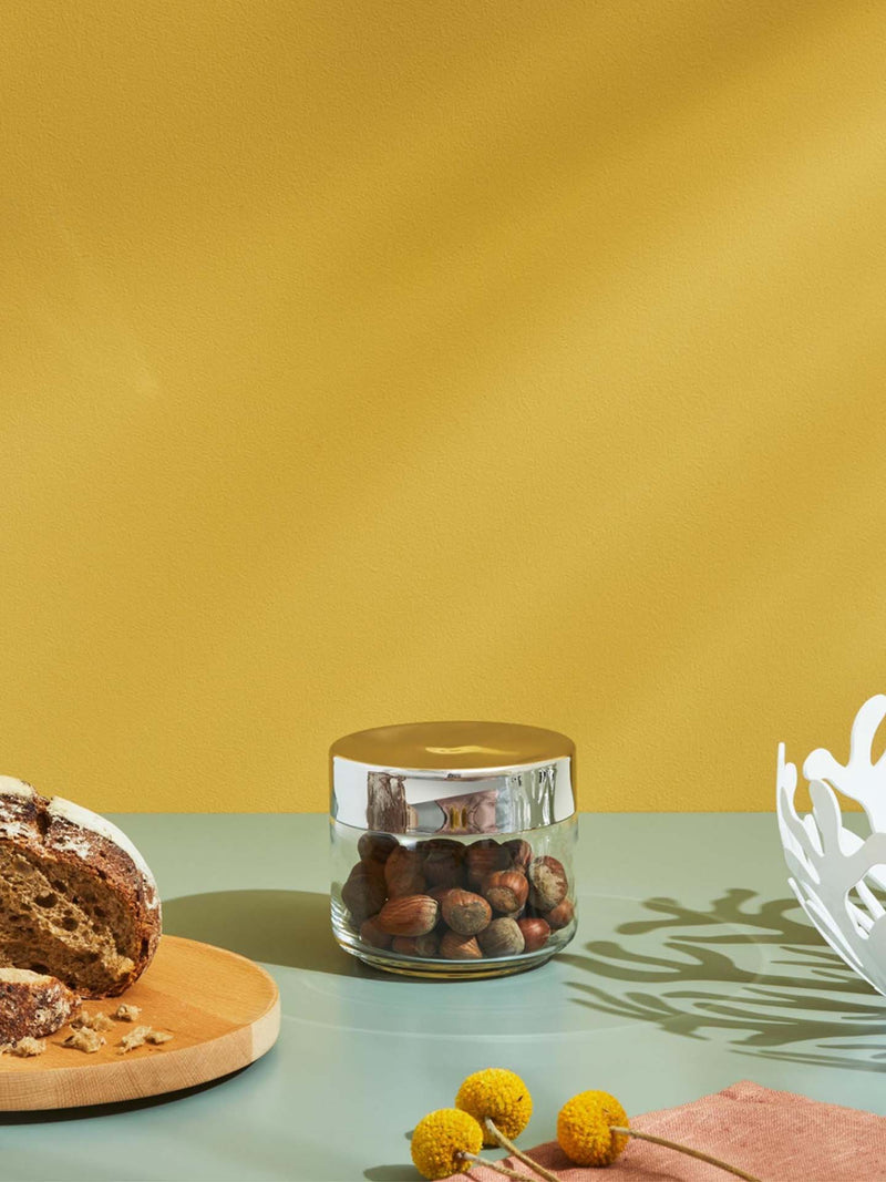 Julieta glass jar with steel lid