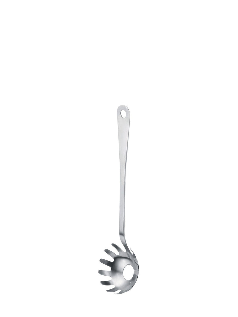 AJM19 spaghetti server, mirror polished steel