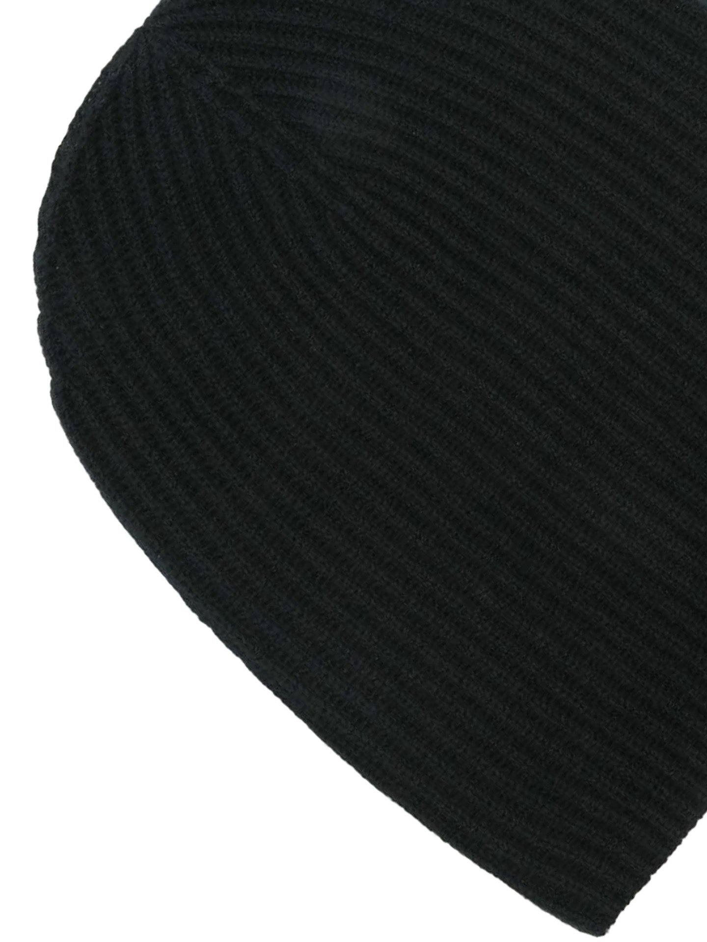 Ribbed cashmere beanie, black (90)