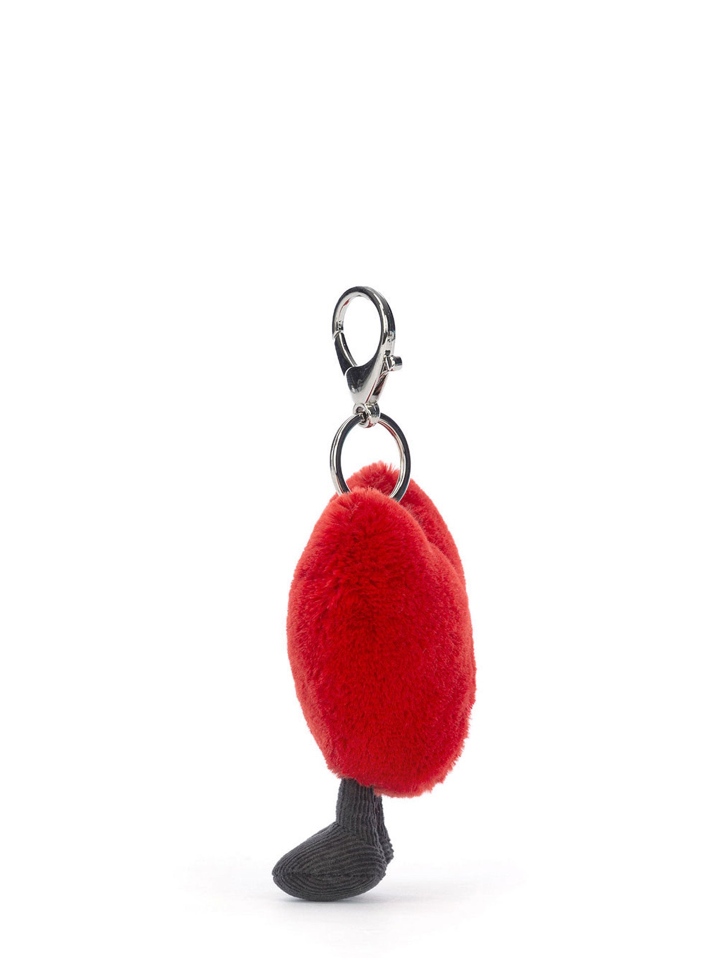 Amuseable Heart Bag Charm, red