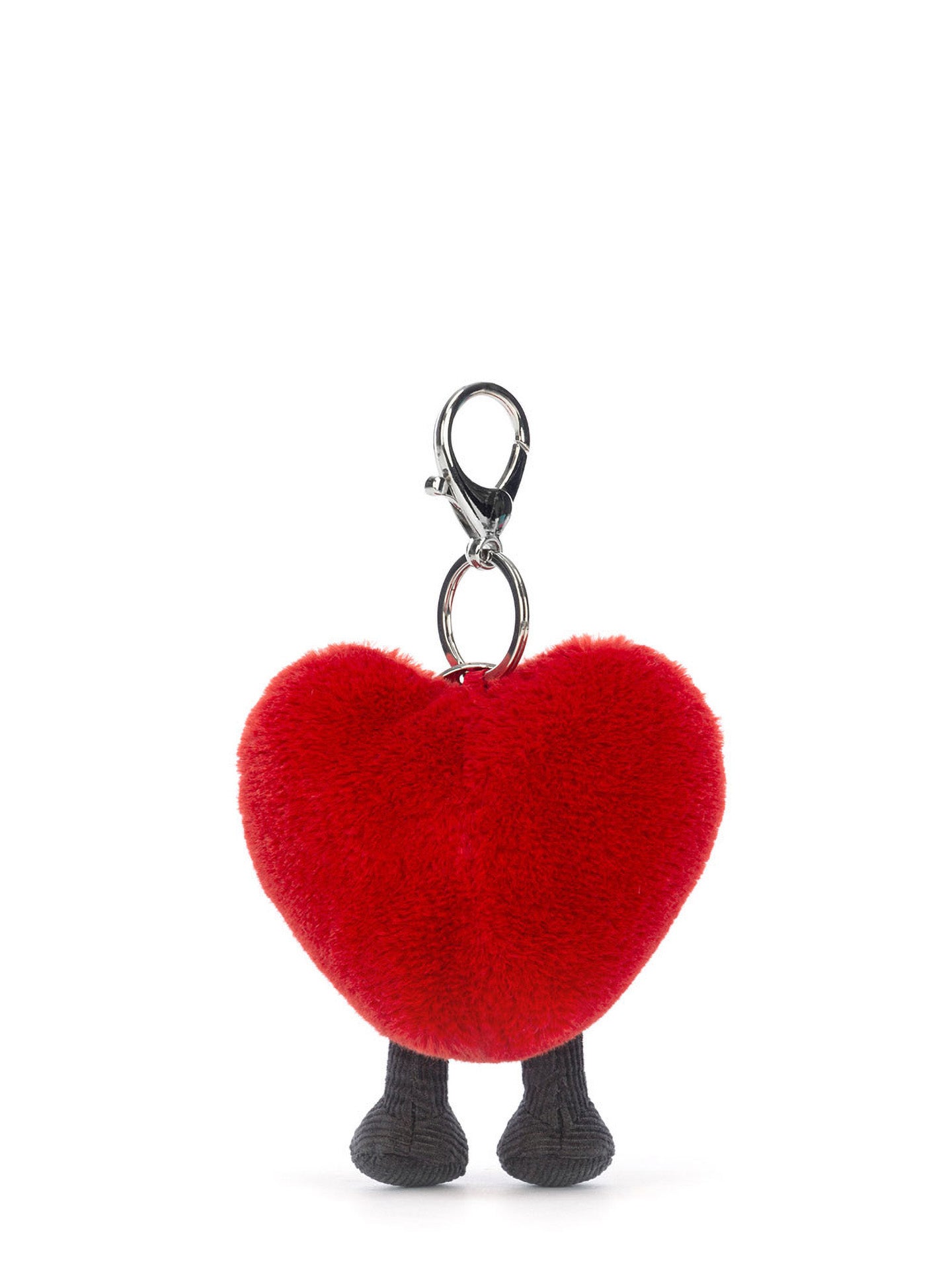 Amuseable Heart Bag Charm, red