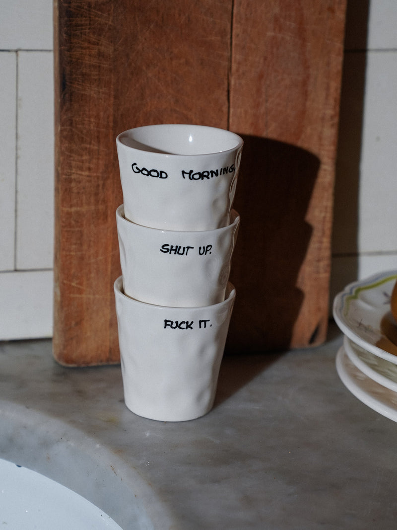 Fuck it espresso cup