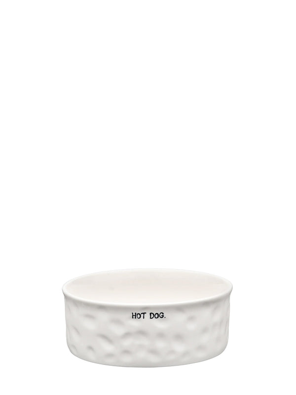 Hot dog pet bowl