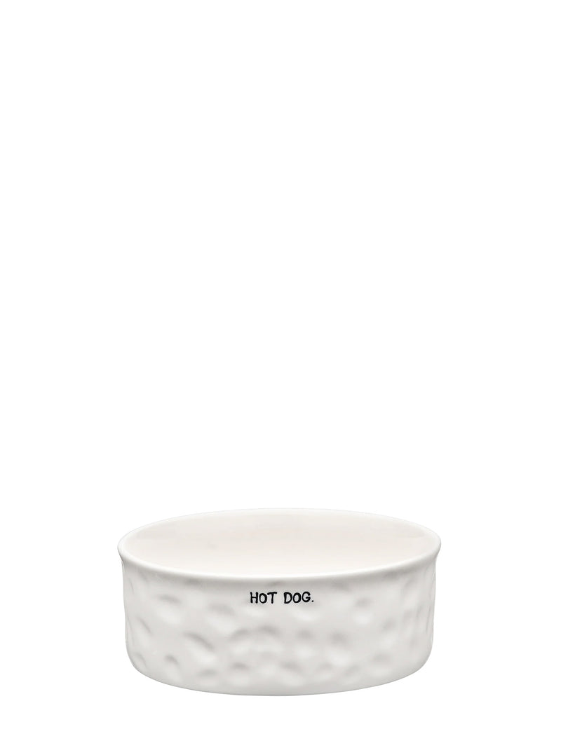 Hot dog pet bowl