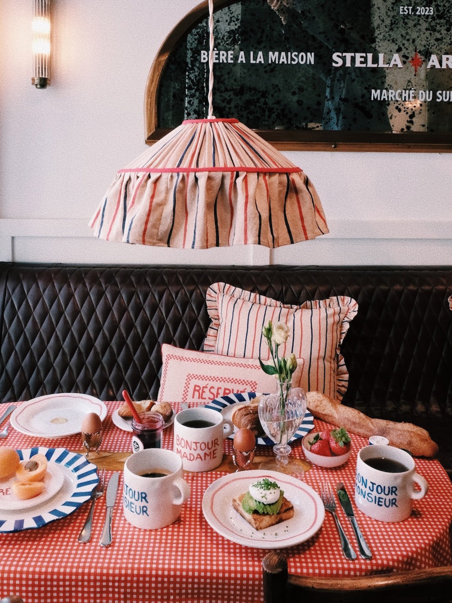 Rayure Frill Cushion