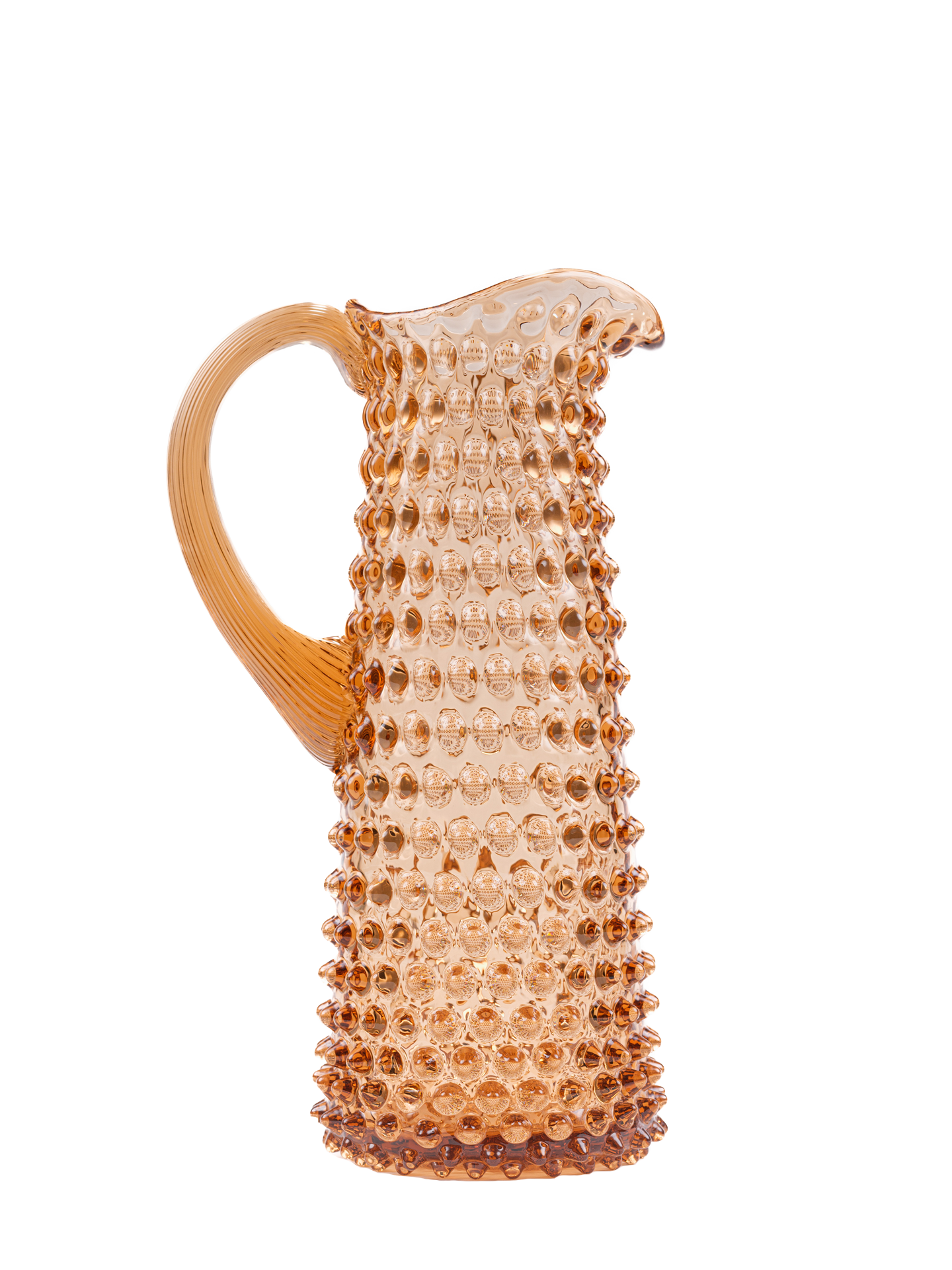 Eiffel Hobnail Jug 1L, brown