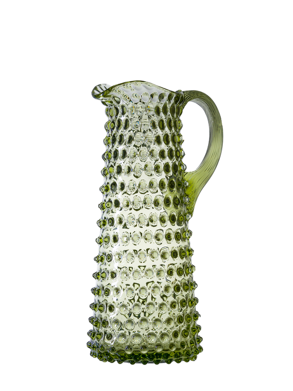 Eiffel Hobnail Jug (1 L), Olive green