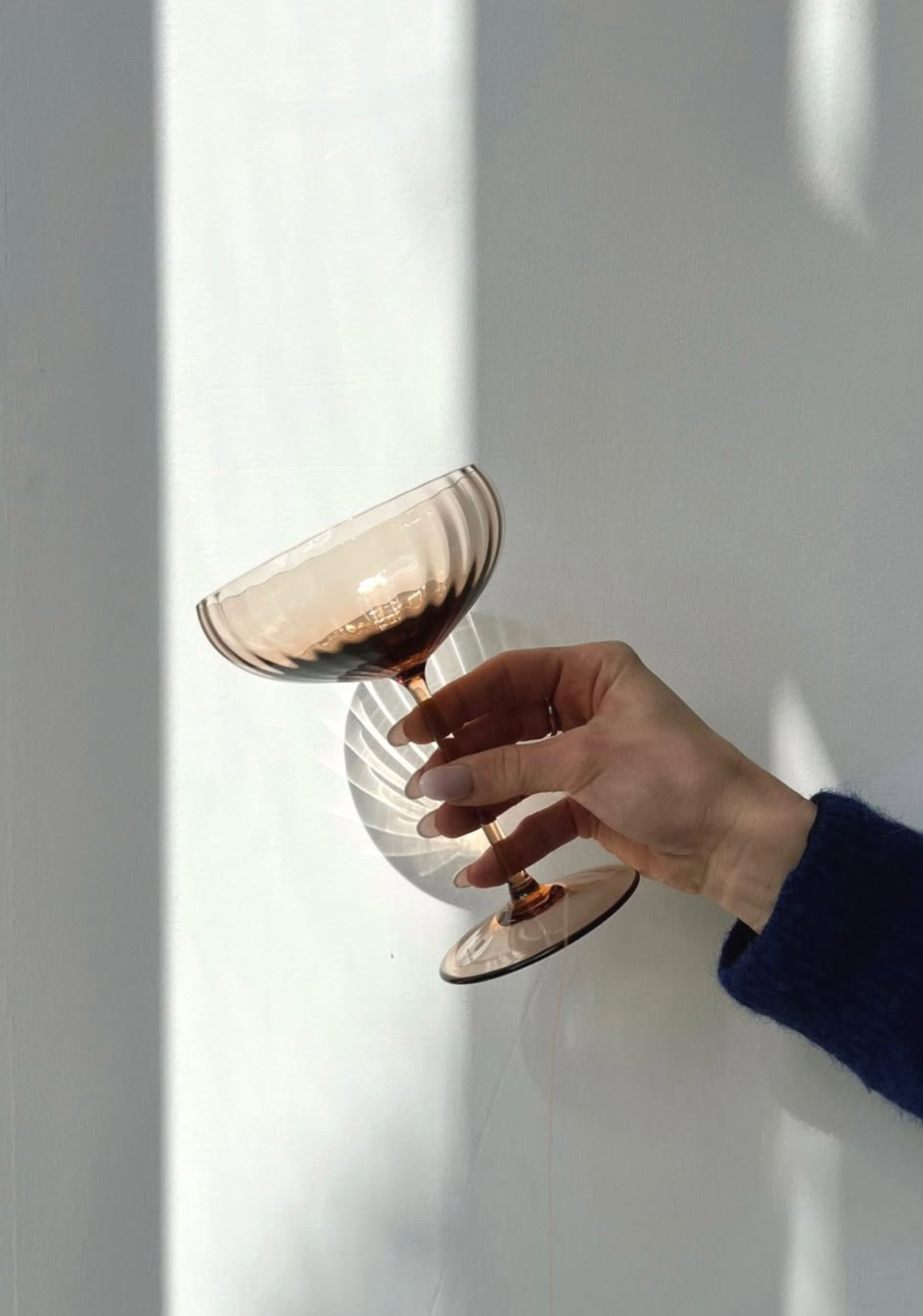 Lyon champagne saucer, brown (new)