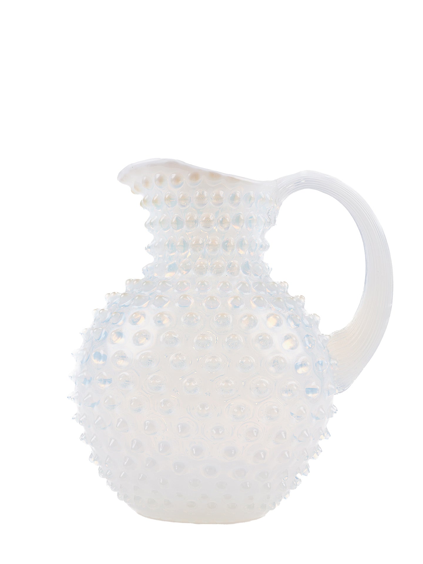 Opaline Paris Hobnail Jug 2L, Creamy White