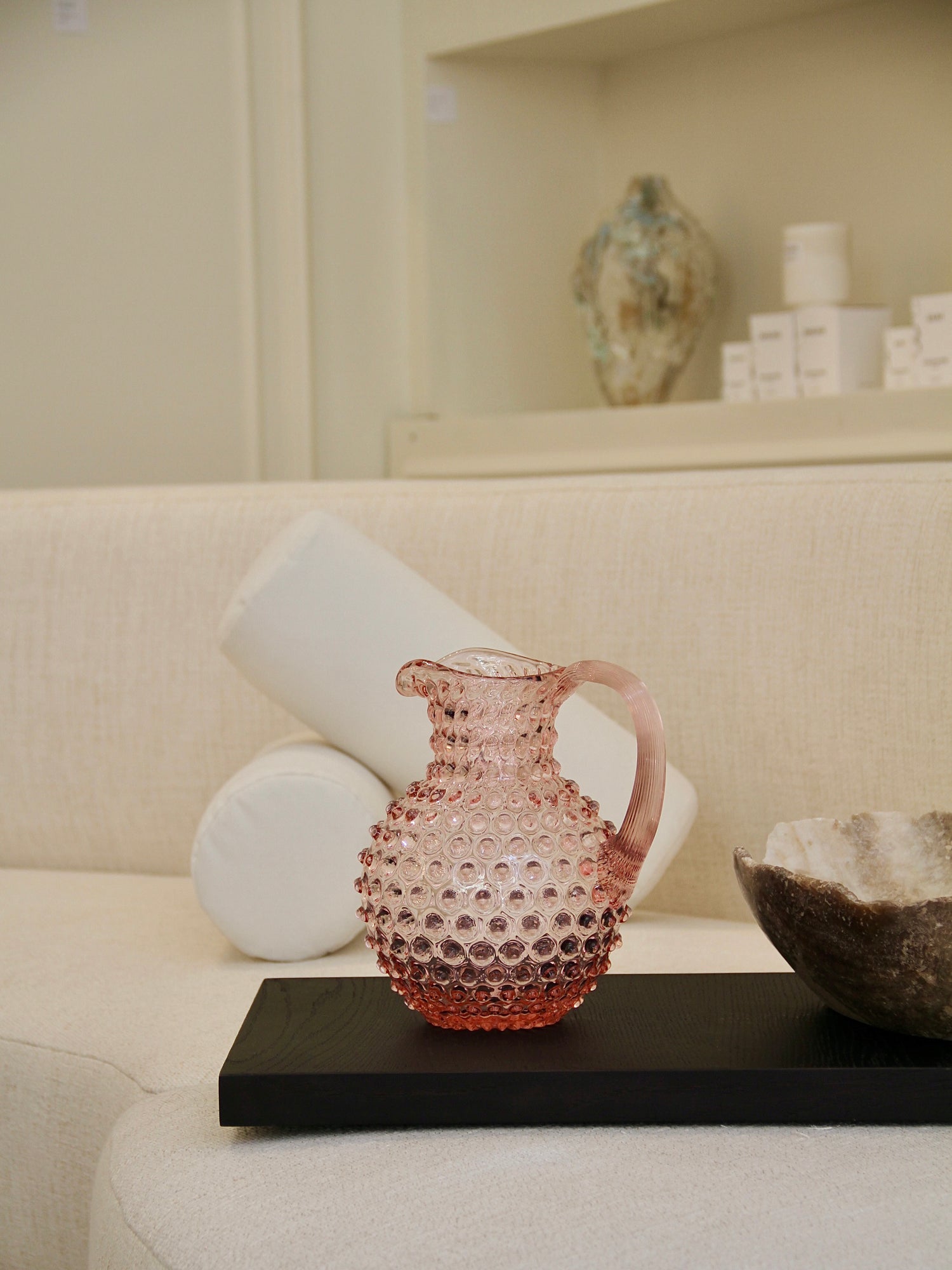 Paris hobnail jug 2 L, Rosa