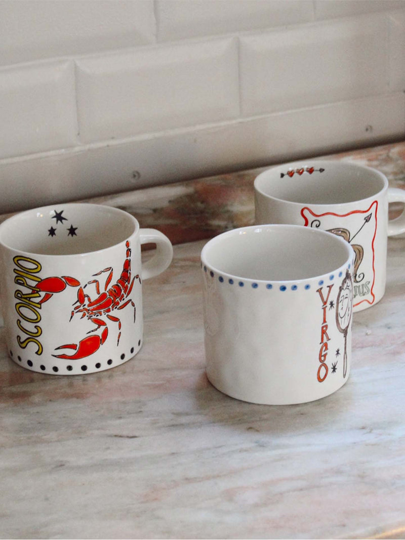 Zodiac mug, 12 signs