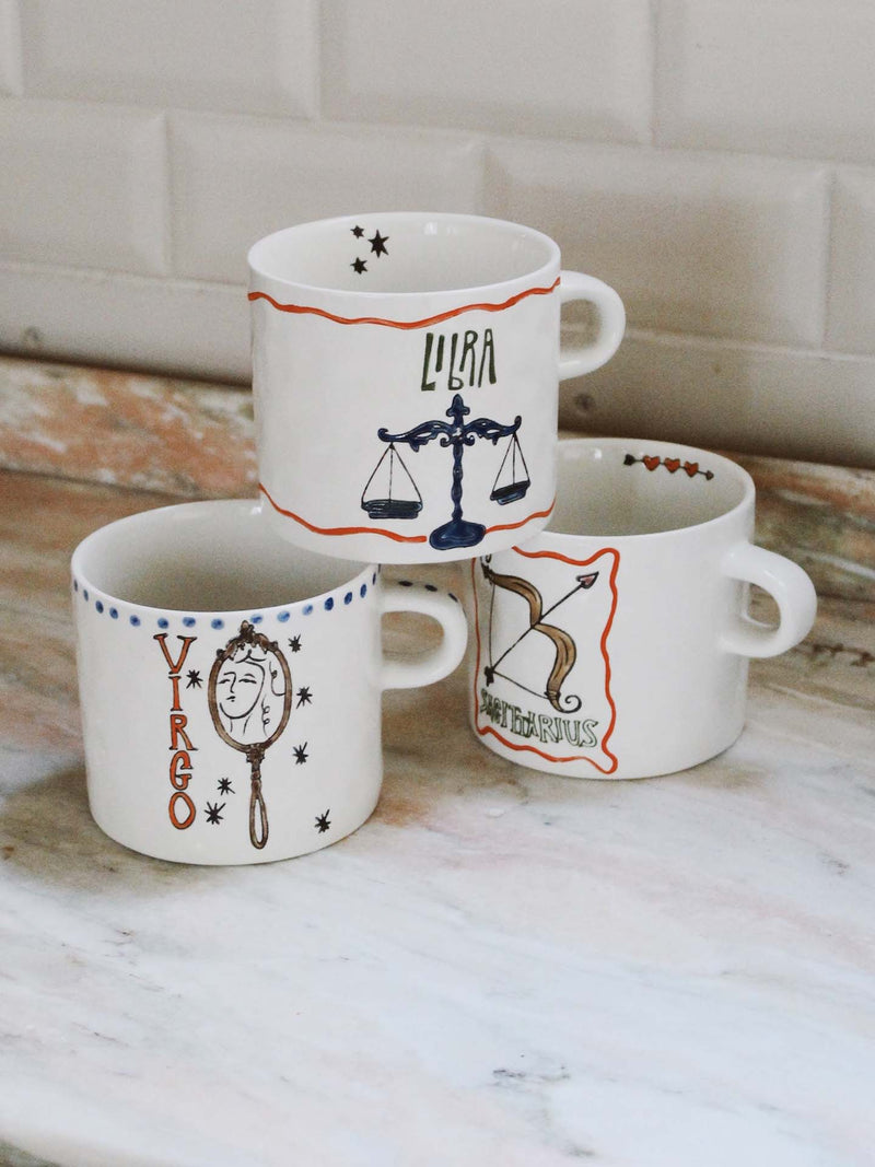 Zodiac mug, 12 signs
