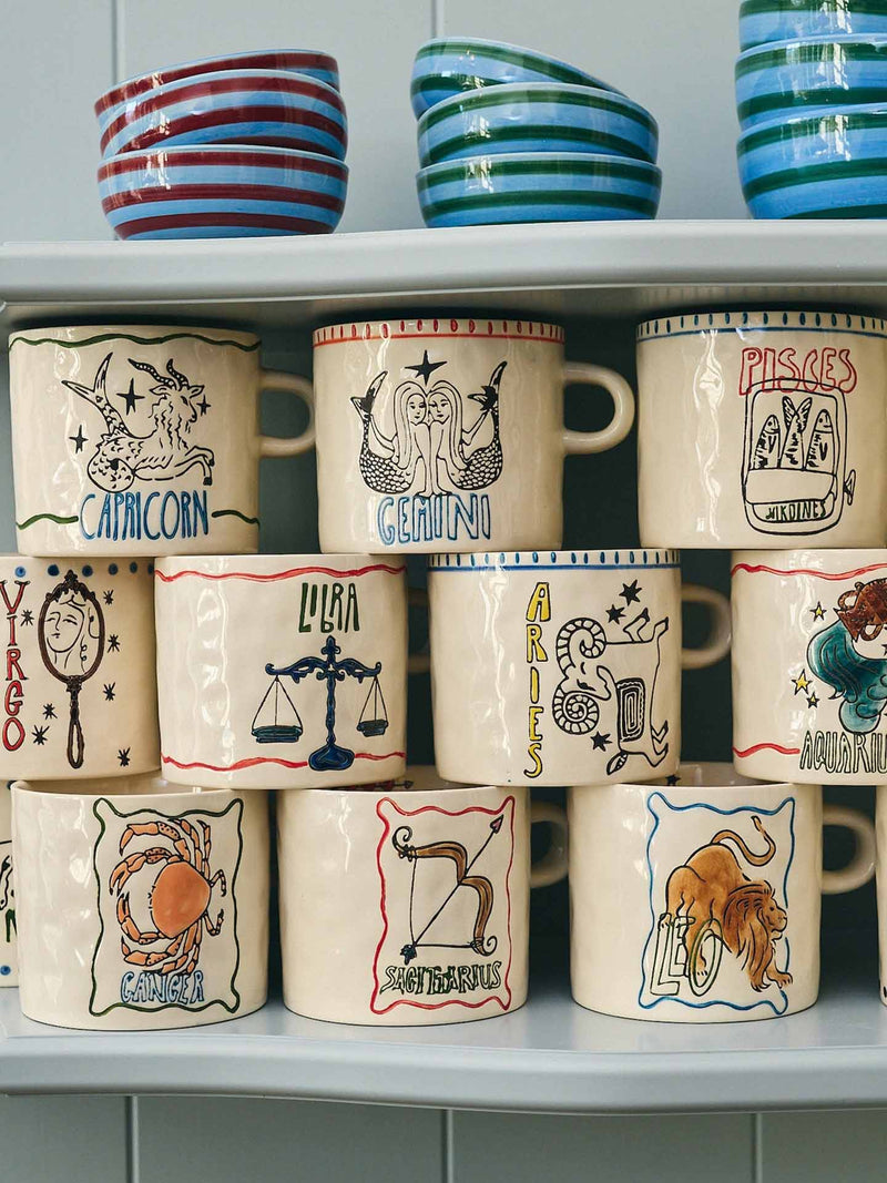 Zodiac mug, 12 signs