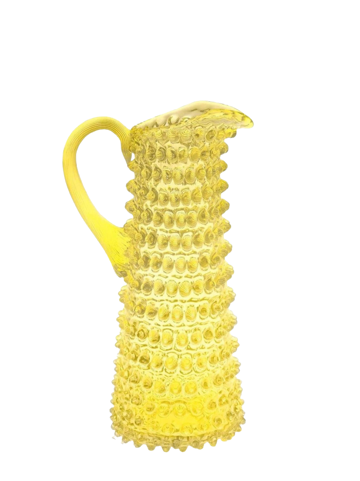 Eiffel Hobnail Jug 1L, Citron yellow