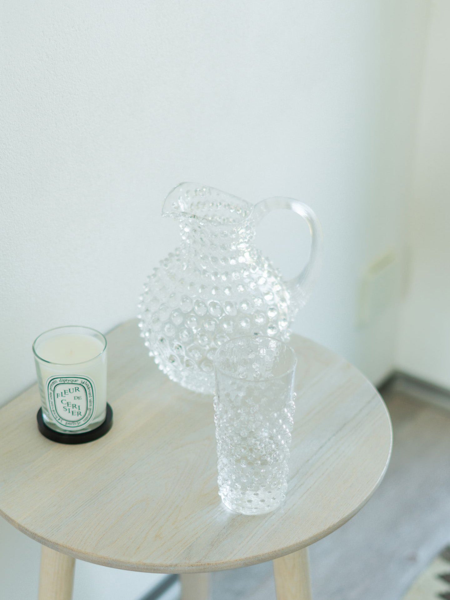 Paris hobnail jug 2 L, Crystal clear