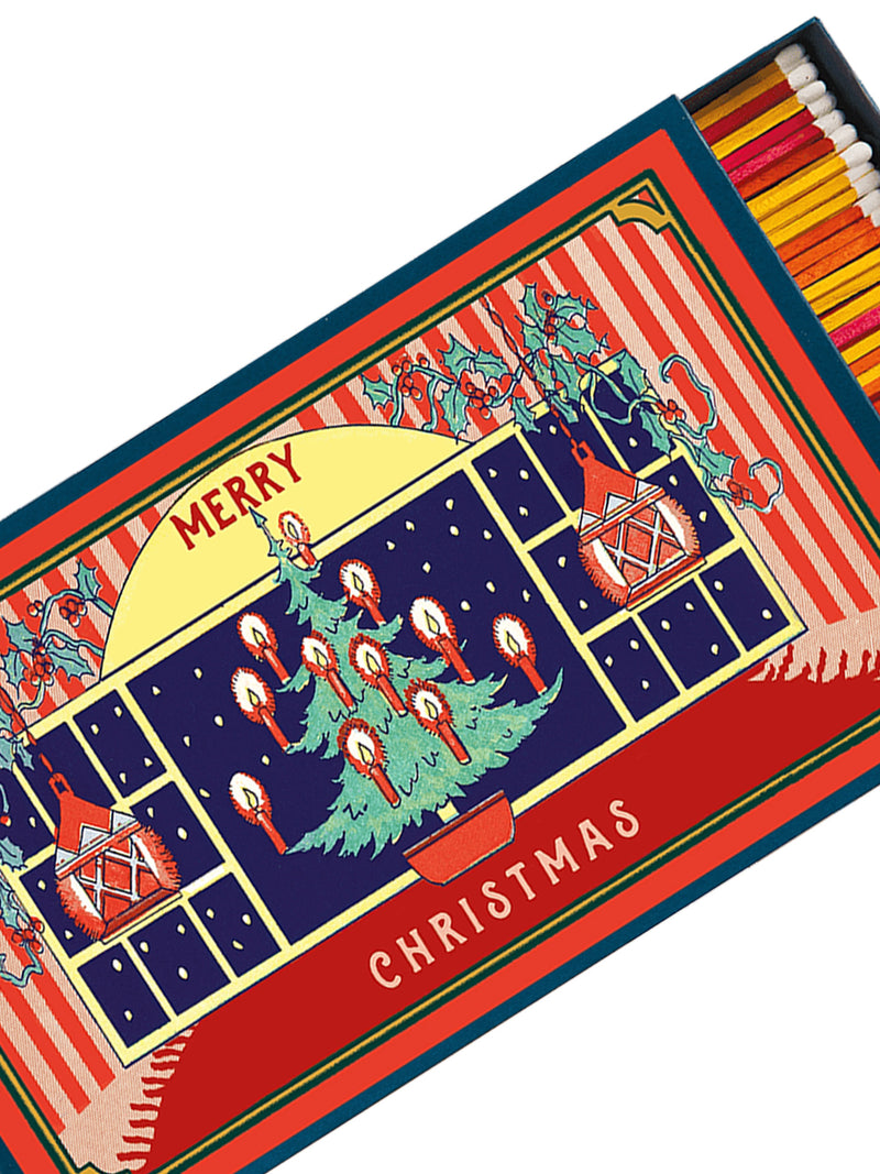Christmas window giant matches