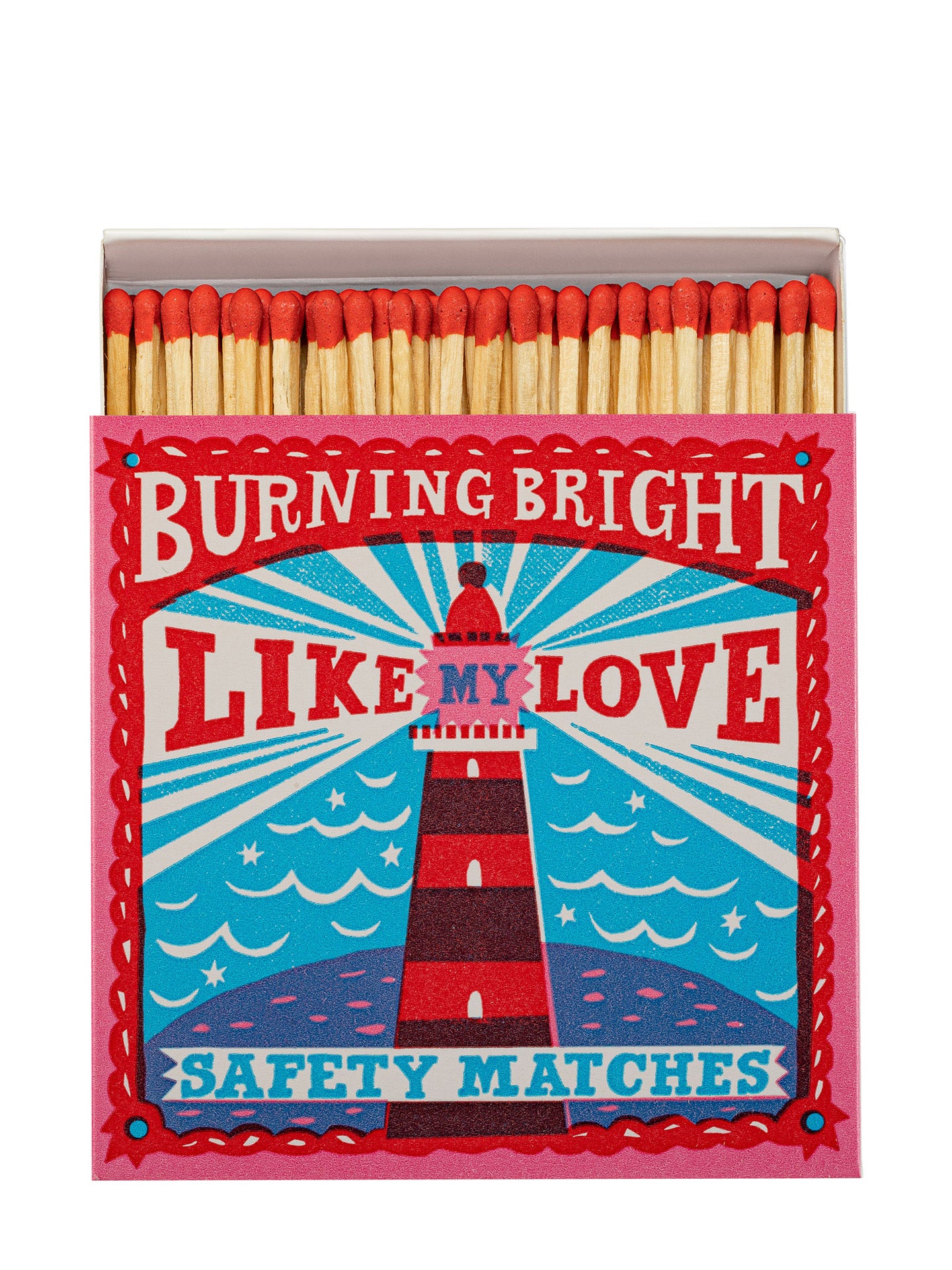 Burning Bright Love matches by The Printed Peanut