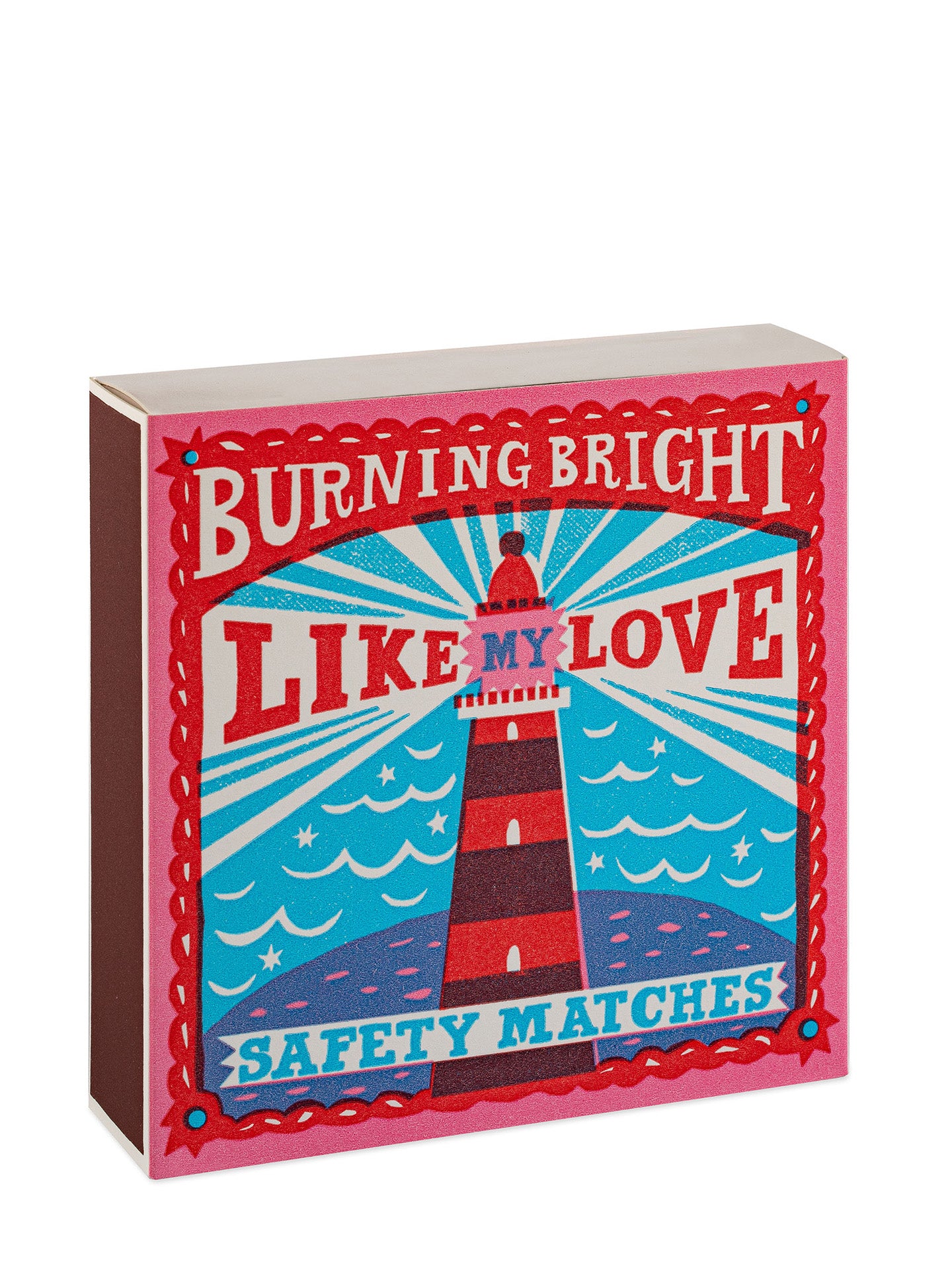 Burning Bright Love matches by The Printed Peanut
