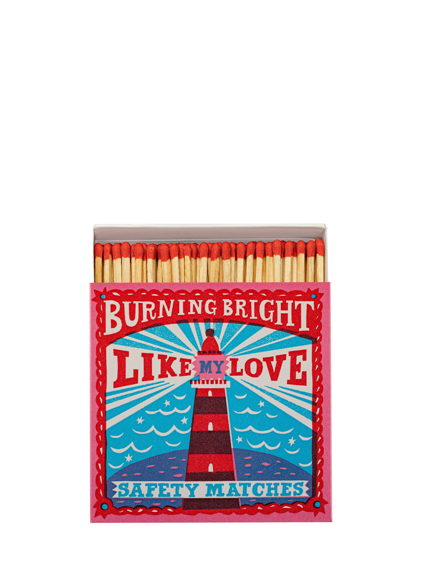 Burning Bright Love matches by The Printed Peanut